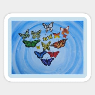 Butterflies of the World II Sticker